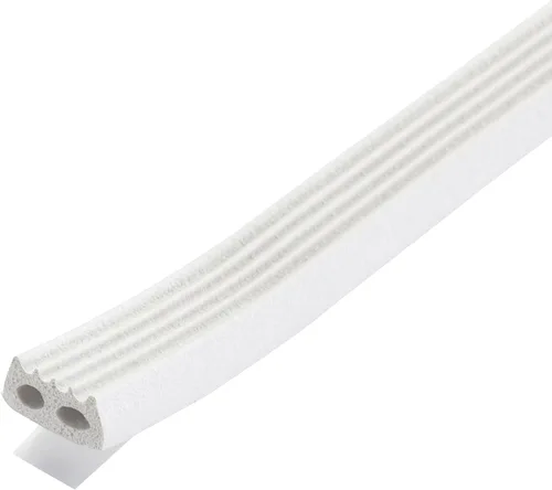 M-D Building Products 05686 5/16 pulgadas x 19/32 pulgadas x 10 pies Sello de ventana de caucho termoplástico Platinum™ blanco prémium para espacios