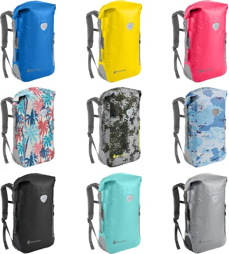 Miniatura 4 de Skog Å Kust BackSak Mochila impermeable de servicio pesado - Bolsa de equipo para deportes, viajes y más - Tamaños de 25 y 35 litros Amarillo