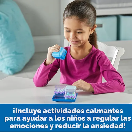 Miniatura 2 de Learning Resources Cool Down Cubes Juego Sensorial de Juguetes de Jugar - Actividades de Rincón Tranquilo para Niños, Habilidades de Regulación