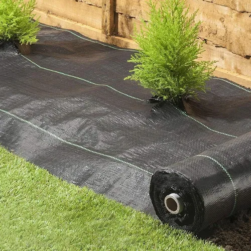 Miniatura 8 de Tela de barrera de malezas resistente de 4 pies x 250 pies, tela de paisaje de grado profesional de 5 onzas, alfombrilla de jardinería para camas