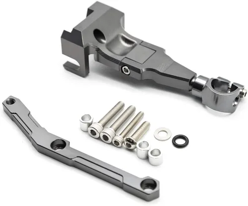 Miniatura 2 de FXCNC Barra de control estabilizador de dirección CNC para motocicleta con kit de soporte de montaje compatible con MT-09 MT09 FZ09 FZ-09