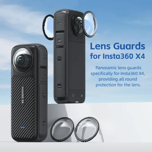 Miniatura 4 de Insta 360 X4 Lens Guards - Funda de silicona y protectores de pantalla compatibles con Insta360 X4
