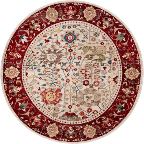 Miniatura 27 de SAFAVIEH Kashan Collection - Alfombra de área de 2 x 3 pies, color beige y gris pardo, diseño oriental tradicional, no desprende pelusa y de fácil