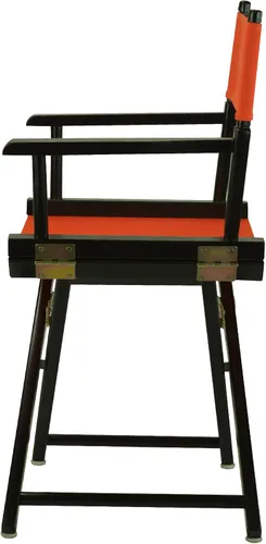 Miniatura 4 de Casual Home - Silla de director de 18.0 in, marco negro con lienzo naranja