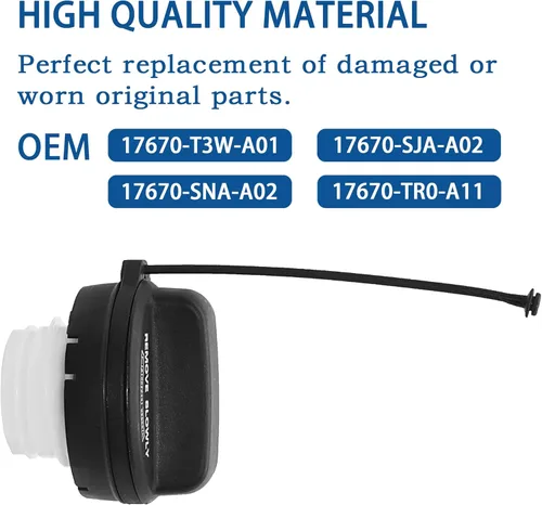 Miniatura 3 de 17670-T3W-A01 Tapa de gas, Tapa de combustible para Honda - Accord 2008-2017, Civic 2006-2015, CRV 2007-2016, Fit 2009-2013 2015-2020, Odyssey