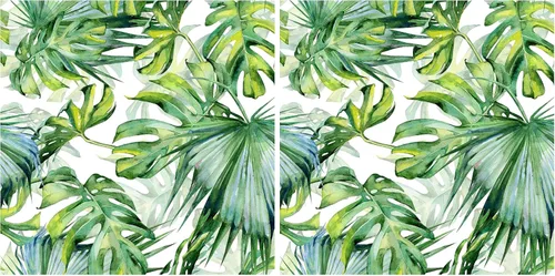 Papel tapiz tropical para despegar y pegar, papel tapiz autoadhesivo verde prepegado, grueso, impermeable, para decoración, 17.7 pulgadas x 9.8 pies