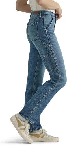 Miniatura 2 de Wrangler Jeans de carpintero de pierna recta de tiro alto para mujer