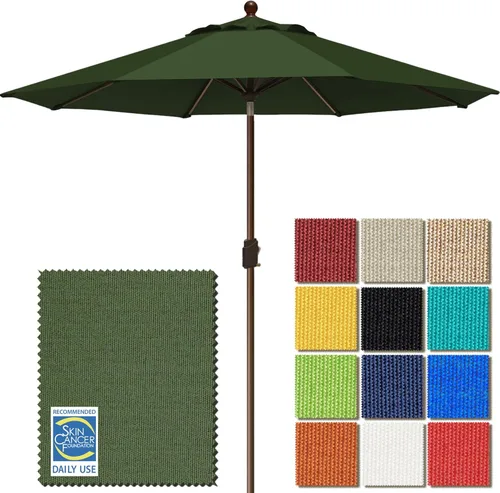 Miniatura 24 de EliteShade USA Sombrilla de Mercado de 9 Pies con Garantía de 10 Años Sin Decoloración, Sombrilla de Patio, Sombrilla de Mesa para Exteriores
