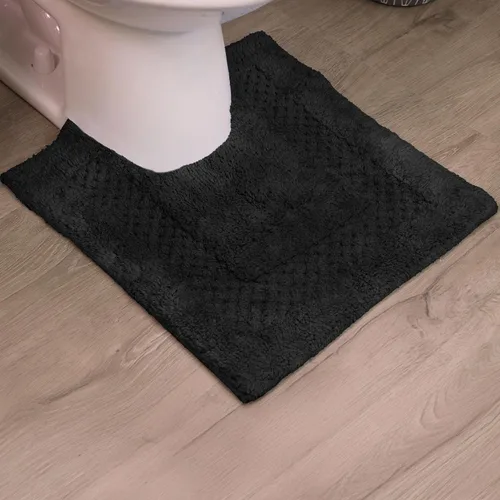 Miniatura 101 de Home Weavers Classy - Juego de alfombras de baño 100 % algodón, decoración de baño, lavable, extrasuave y absorbente, tapete de cocina, juego de Aqua