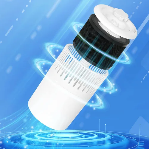 Miniatura 3 de Paquete de 4 filtros de repuesto TT-AP001 compatibles con purificadores de aire TaoTronics TT-AP001 y VAVA VA-EE014, filtros 3 en 1