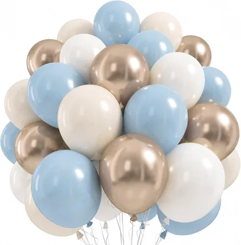 Miniatura 29 de Globos de arco iris bohemios, 60 unidades, retro, verde azulado, azul, rosa rubor, rosa, naranja oscuro, naranja claro, amarillo, verde salvia, azul