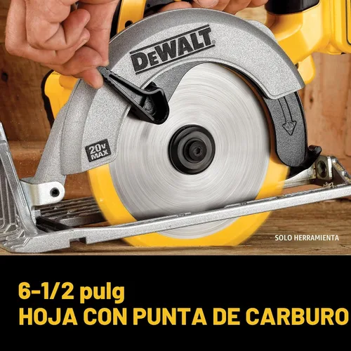 Miniatura 3 de DeWalt DCS391B 20 voltios Max Li-Ion Sierra circular, herramienta solo