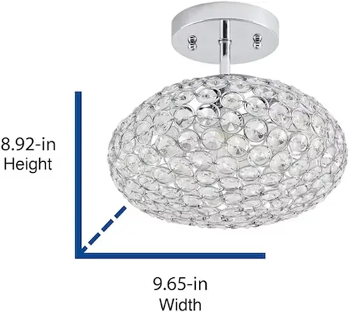 Miniatura 2 de Krystal Ice - Lámpara de techo semiempotrada