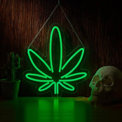 Miniatura 6 de Roouneon Letreros de neón de trébol del día de San Patricio, trébol, cerveza, bar, dormitorio, luz de neón, luces LED de neón para hombre, cueva