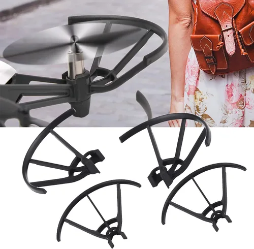 Miniatura 7 de Juego de 4 protectores de hélices, hélices de dron, cubierta protectora de parachoques para DJI Tello