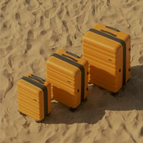 Miniatura 6 de ANTLER Clifton Suitcases Juego de 3 Maletas de mano, medianas y grandes Funda rígida súper ligera para viajes y vacaciones Equipaje con 4