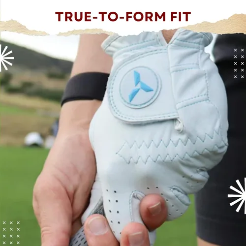 Miniatura 7 de YATTA GOLF Guante de golf prémium para mano izquierda para hombre, cómodo, duradero, estable y resistente, y ajuste fiel a la forma, guante de golf