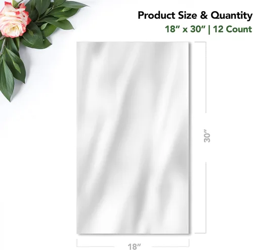 Miniatura 2 de Seal Fresh Bolsas de regalo de celofán extra grandes de 18 x 30 pulgadas (paquete de 12) – Bolsas transparentes para cestas de regalo, embalaje