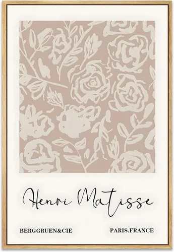 Miniatura 18 de Zzuyi Henri Matisse - Arte de pared, decoración de arte abstracto, decoración de habitación pastel danés, arte de pared bohemio, 12 x 16 pulgadas