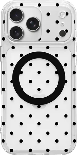 Miniatura 39 de Hython Funda para iPhone Air, diseño estético de lunares lindos, funda simple de 6.5 pulgadas, delgada, antiarañazos, parachoques de TPU suave, a