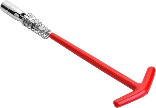 Miniatura 3 de Jetech Llave de bujía de 5/8 pulgadas (0.630 in), diseño de mango en T con barra en T giratoria de 360 grados, acero de aleación Cr-V tratado