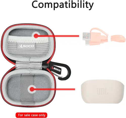 Miniatura 3 de RLSOCO Funda de transporte para audífonos intrauditivos inalámbricos JBL Vibe 100 TWS (solo funda)