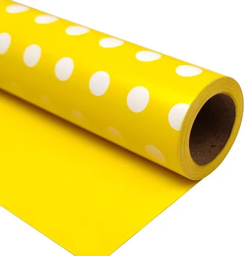Miniatura 7 de LDGOOAEL Mini rollo de papel de regalo pequeño y corto, diseño reversible (17 pulgadas x 32.8 pies), damasco negro para vacaciones, día de la madre