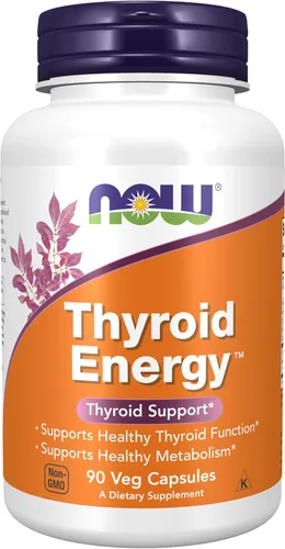 Energía de la tiroides de Now Foods, Cápsulas Vegetarianas., 3368, 1, 1