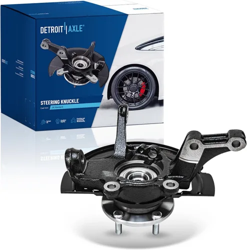 Miniatura 79 de Detroit Axle - Kit de nudillos traseros izquierdo FWD para Hyundai Santa Fe 2007-2009 Veracruz 2007-2012, reemplazo del conjunto de cojinete