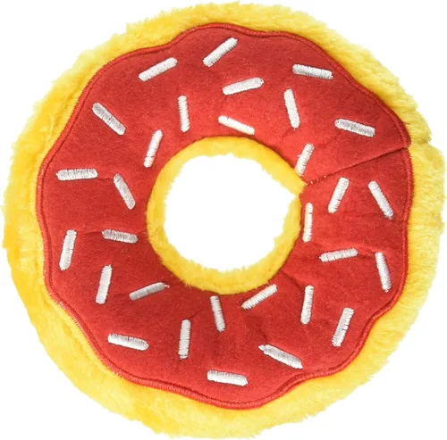 Miniatura 11 de ZippyPaws - Mini Donutz - Juguete de peluche chirriante sin relleno para perros - Arándano