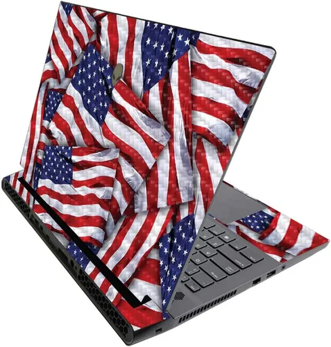 Miniatura 256 de MightySkins - Skin brillante con purpurina para Alienware M17 R3 (2020) y M17 R4 (2021) - Diversión de los años 90 Acabado duradero con purpurina