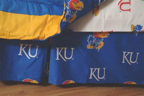 Miniatura 8 de College Covers Everything Comfy Nebraska Cornhuskers - Falda de cama con volantes, tamaño individual
