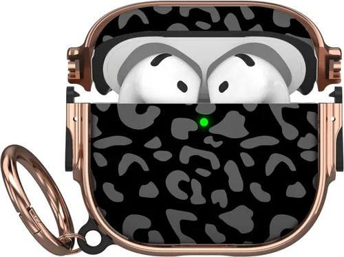 Miniatura 79 de Maxjoy Funda para AirPods 3 con cerradura, bonita funda protectora rígida para AirPod 3 de tercera generación para mujeres y hombres con llavero