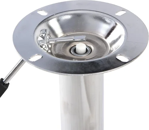 Miniatura 4 de 2 taburetes de barra ajustables de piel sintética para mostrador, silla de comedor, color blanco, paquete de 2 (150)