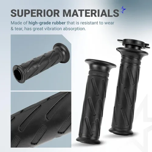 Miniatura 3 de BlueStars Durable 57110-29G02-291 & 57211-22D02-291 - Agarres de mano para motocicleta, compatibles con Suzuki GSX-R600 GSX-R750 GSX-R1000 AN400