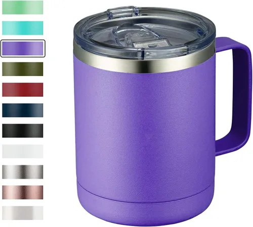 Miniatura 32 de MEWAY - Taza de café con asa, vaso térmico