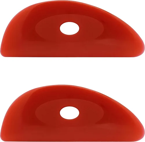 Miniatura 7 de Creative Hobbies Cerámica roja de silicona suave, paquete de 2, herramienta de escultura de cerámica ultrasuave para un acabado suave y eliminación