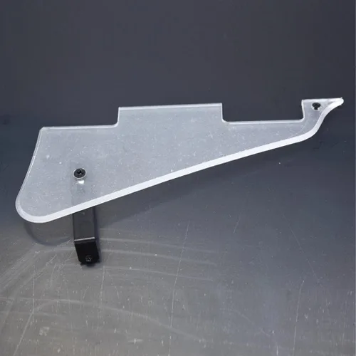 Miniatura 94 de KAISH Golpeador de guitarra Abalone Pearl LP con soporte de acero inoxidable negro y tornillos de montaje de acero para USA Les Paul