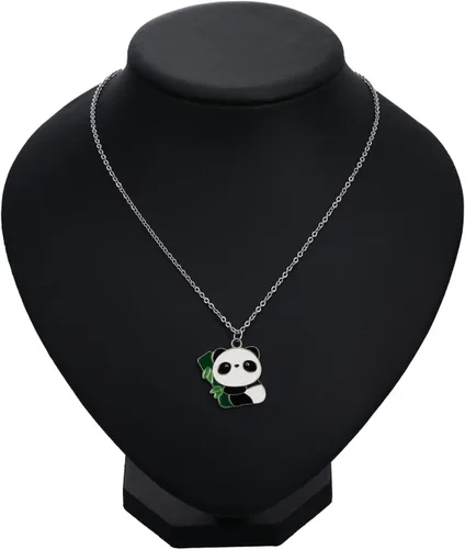 Miniatura 3 de Collar de panda para niñas, encantador llavero panda pulsera panda regalo para adolescentes