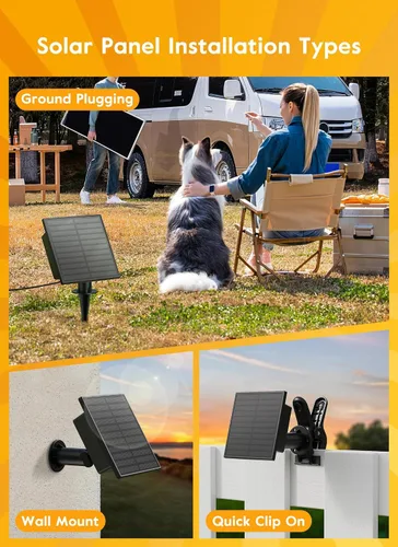 Miniatura 9 de Minetom Tira de luces solares de 34 pies para exteriores con control remoto, luces de patio con 10 bombillas LED inastillables y ganchos, enchufe