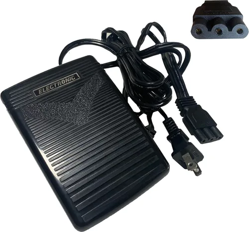 Miniatura 5 de HimaPro Pedal de control de pie y cable de alimentación para máquinas de coser nacionales e importadas - Control de velocidad variable (PFW-196131)