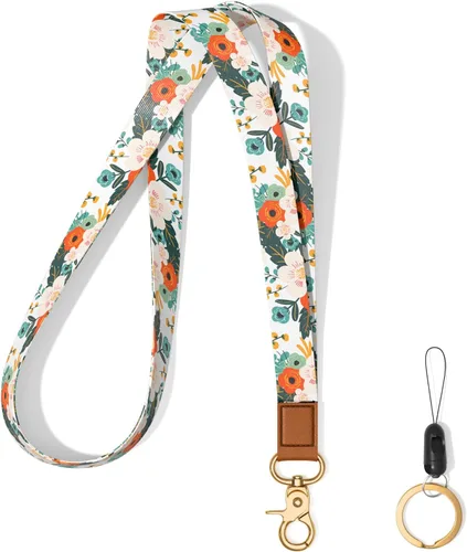 Miniatura 30 de Llavero con cordón para el cuello, llavero con correa larga para mujeres y hombres, llaves del automóvil, insignias de identificación, tarjeta