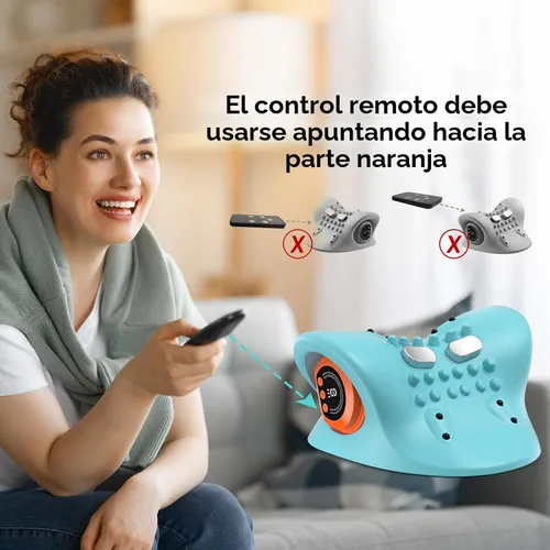 Miniatura 2 de Masajeador de cuello 2026 Nueva actualización 3 en 1 masajeador portátil con calor y estiramiento cómodo, intensidad ajustable para relajación