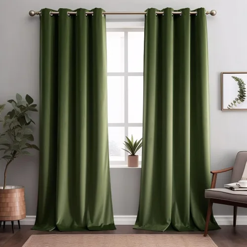 Miniatura 12 de Juego de 2 paneles de cortinas de terciopelo negro, cortinas súper suaves con ojales para decoración de sala de estar y dormitorio, reducción