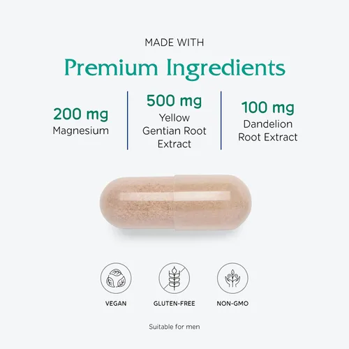 Miniatura 4 de Vitanica, Colon Motility Blend, soporte de colon, vegano, 90 cápsulas