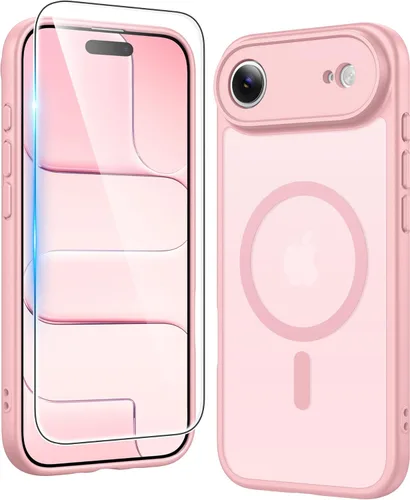 Miniatura 384 de FNTCASE Funda transparente para iPhone 15: Funda para iPhone 14/13, fundas magnéticas para teléfono con protector de pantalla compatible con Magsafe