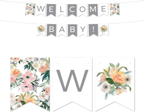 Miniatura 36 de Andaz Press Peach Coral - Colección de fiesta de jardín floral para baby shower, tarjetas de juego de adivinanzas de caramelos, paquete de 30