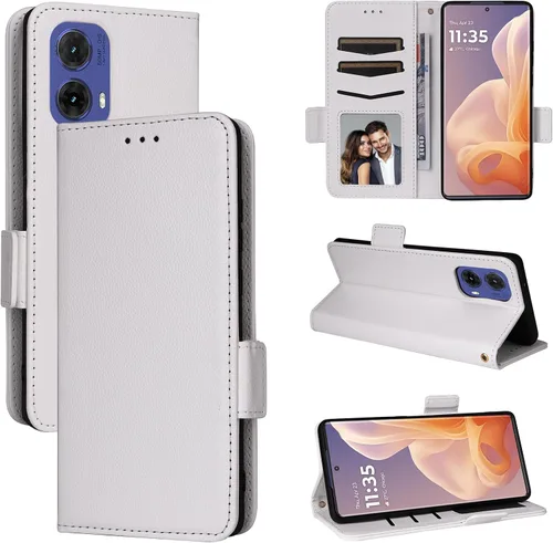 Miniatura 264 de Funda de piel sintética compatible con Motorola Moto E22 4G, funda de piel sintética compatible con Motorola Moto E22i 4G, color negro