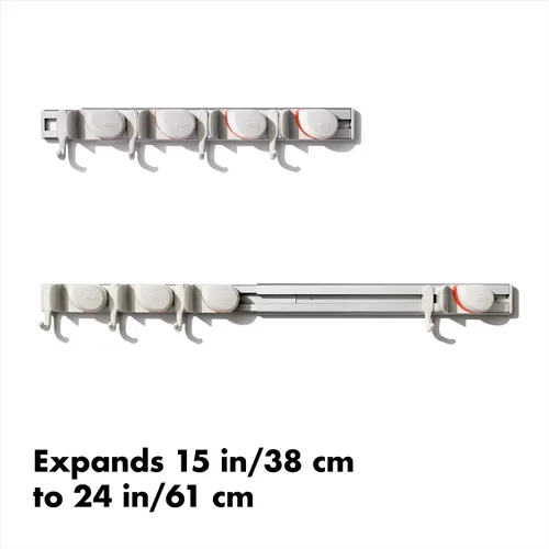 Miniatura 5 de OXO Good Grips Organizador Montado en Pared para Escoba y Fregona