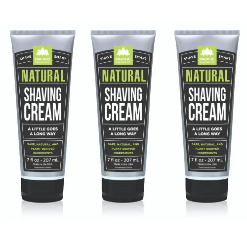 Miniatura 21 de Pacific Shaving Company Crema de afeitar natural – Manteca de karité + crema de afeitar de vitamina E para pieles sensibles – Fórmula limpia